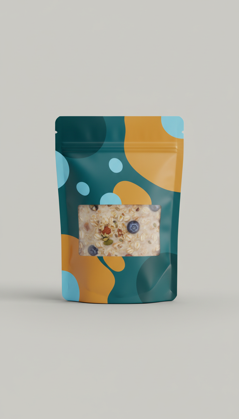 Nutrient breakfast bowl pouch with ancient grains