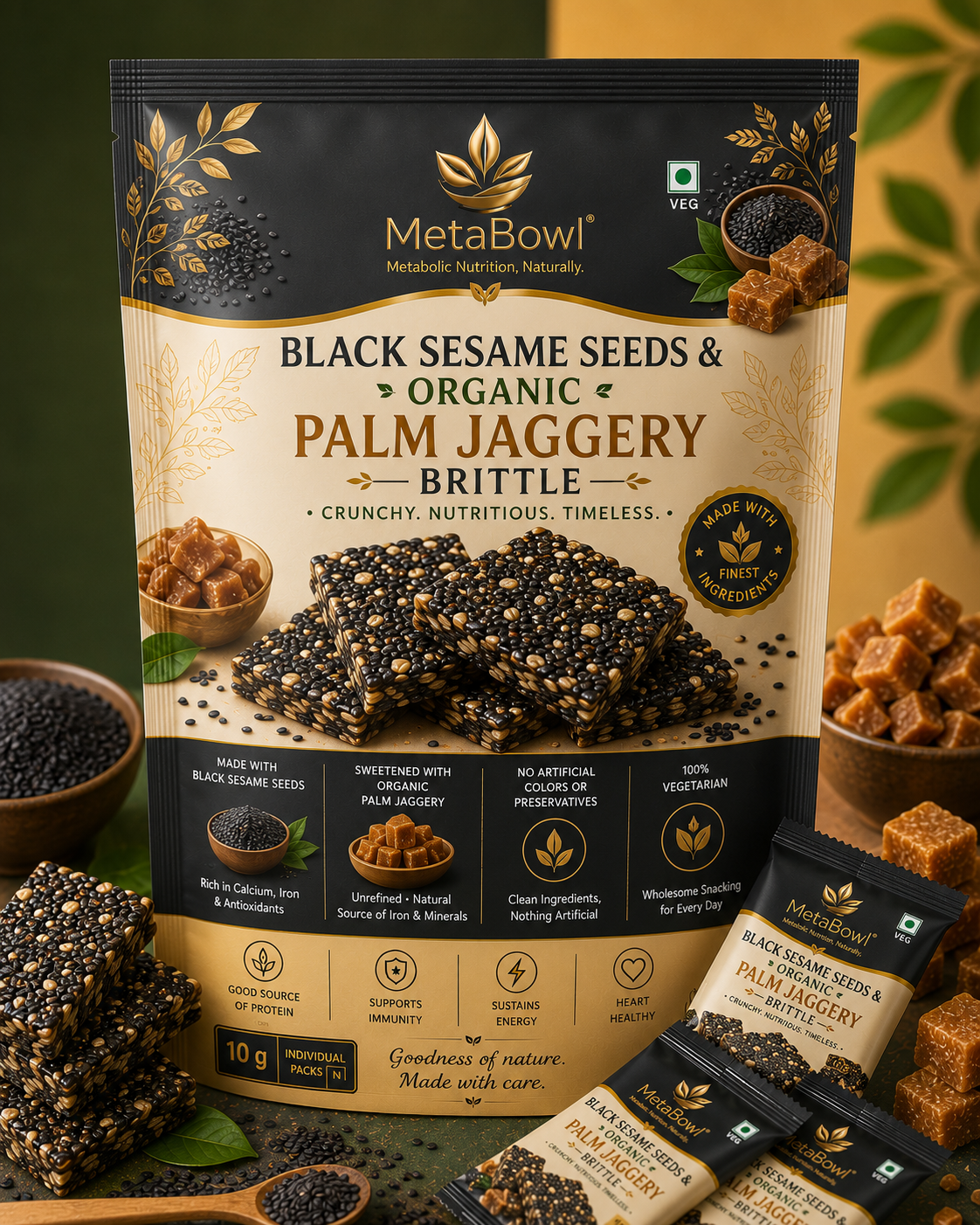 Black Sesame Brittle