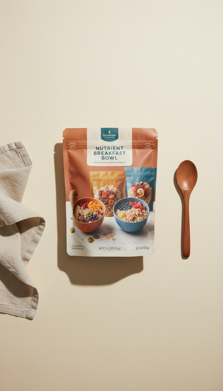 Nutrient breakfast bowl multi-portion pack